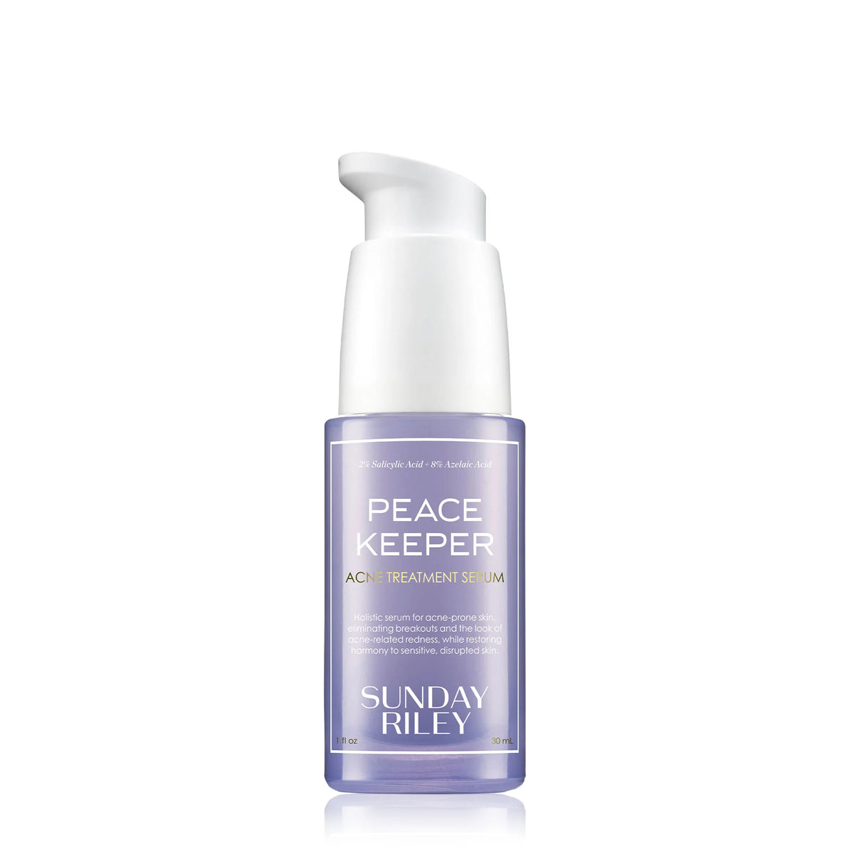 SUNDAY RILEY PeaceKeeper Acne Treatment Serum 壬二酸水楊酸祛痘精華 溫和去痘暗痤瘡閉口粉刺 改善泛紅