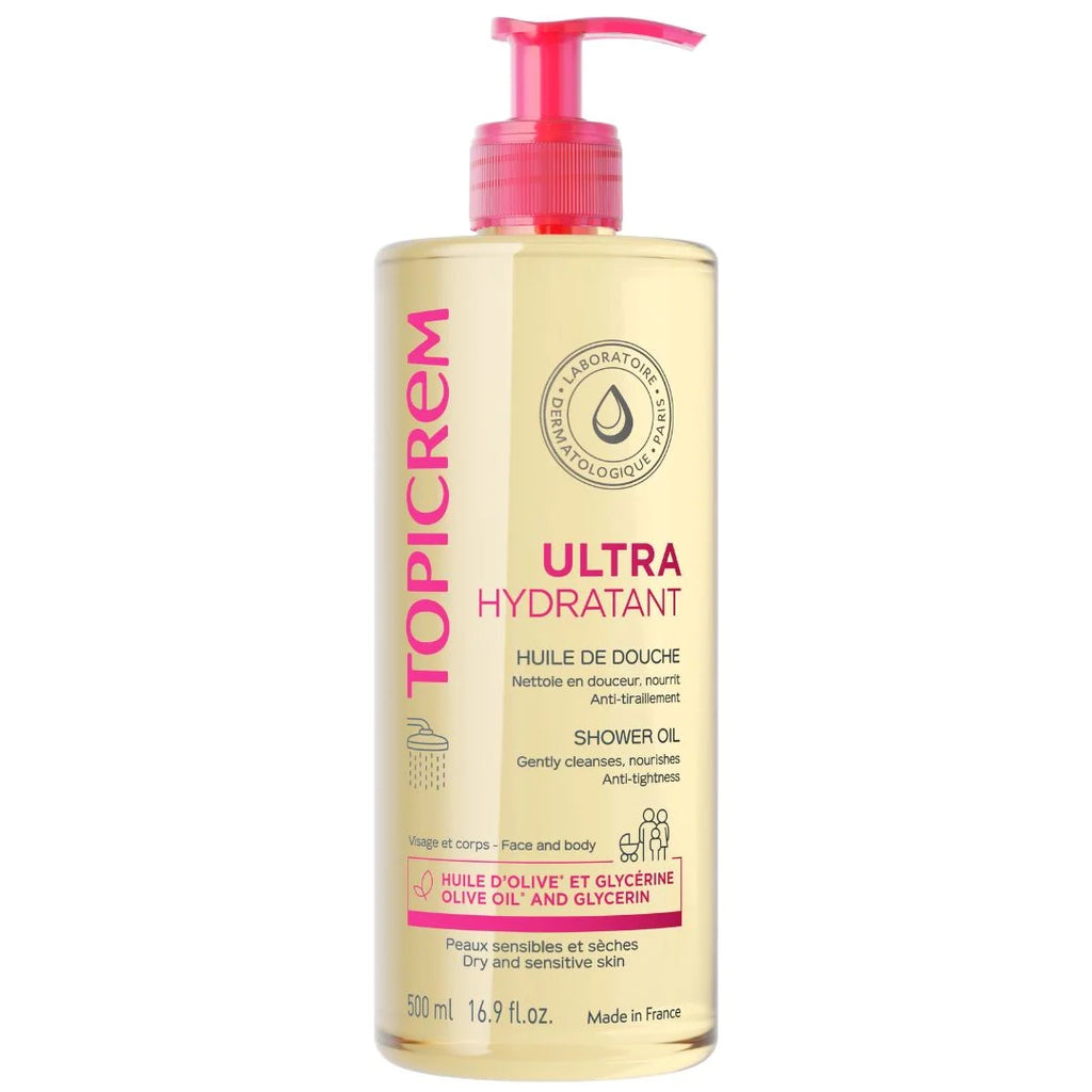 Topicrem Ultra-Moisturizing Shower Oil 特碧潤 高保濕沐浴油 500ml 法國