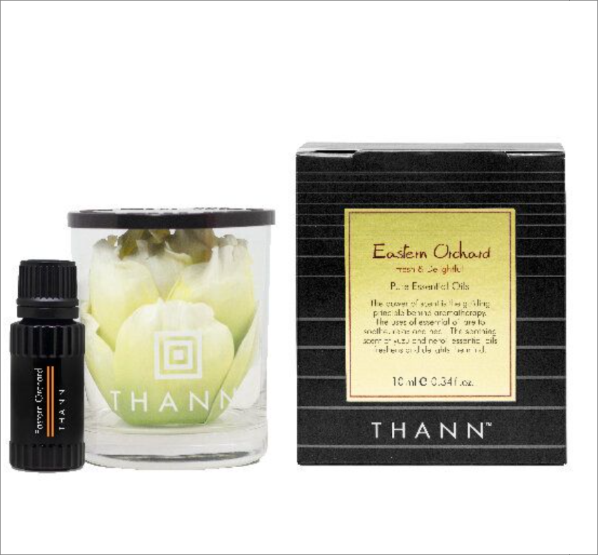 Thann 果園柚子及橙花精油10ml +擴香杯