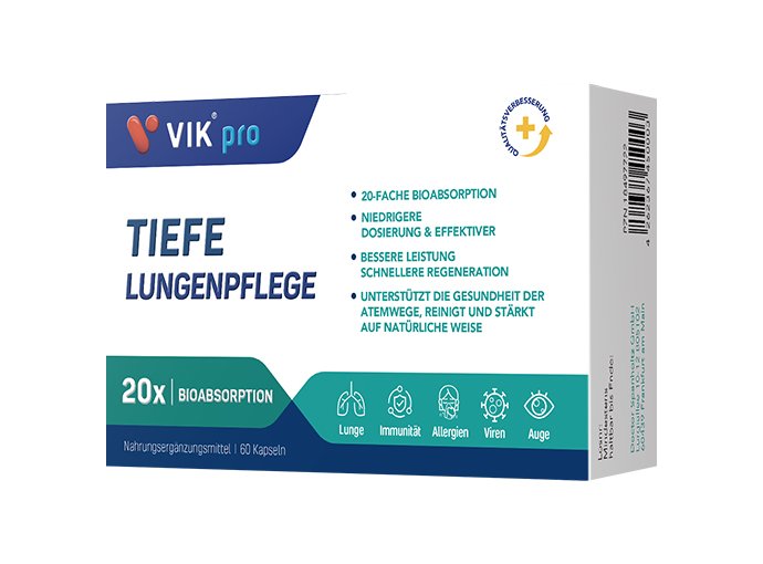 德國VIKpro 專利槲皮素60粒 清肺 呼吸道健康