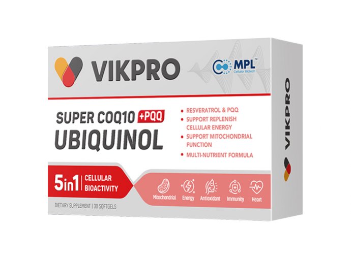 德國VIKpro 專利還原型輔酶Q10 PQQ 細胞級