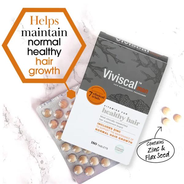 Viviscal Man Hair Growth Supplements 男用頭髮生長營養補充 防脫髮生髮膠囊