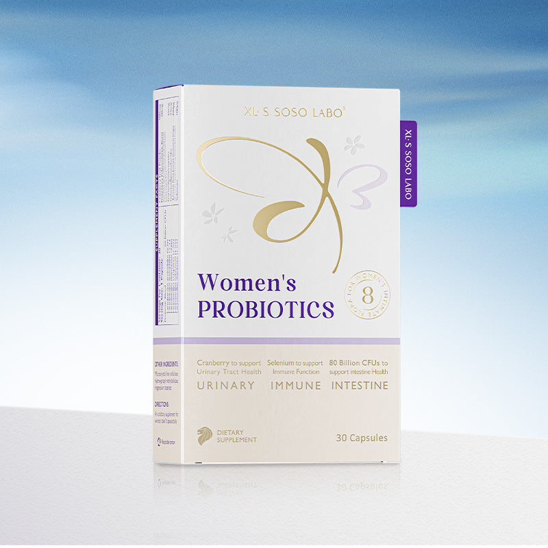 XL·S SOSO LABO Women's PROBIOTICS 愛可絲 女性益生菌 蔓越莓 硒 口服益生菌 護理婦科 活性乳酸桿菌