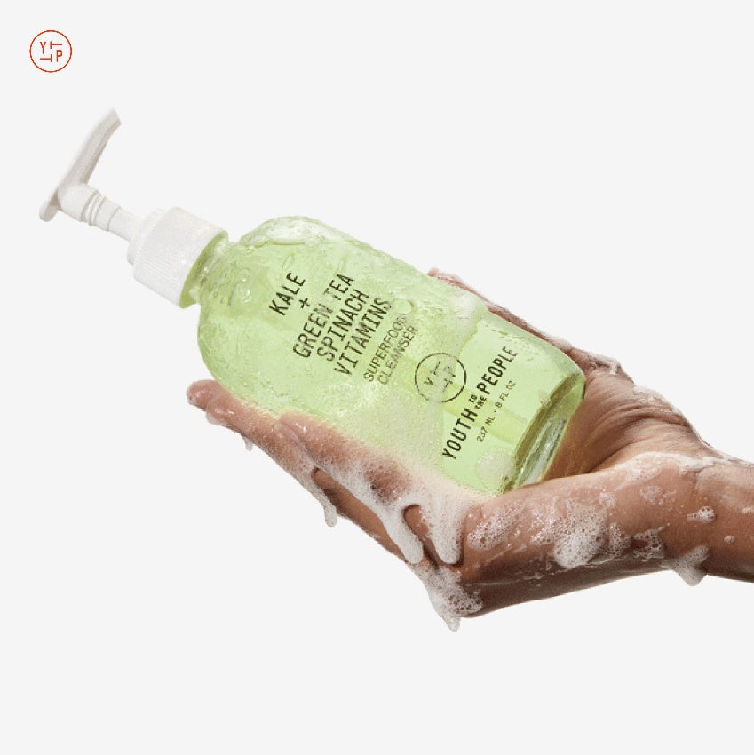 YTTP 超級食物綠茶羽衣甘藍潔面啫喱 237ml Youth to the people Kale Green Tea Spinach Vitamins Superfood Cleanser
