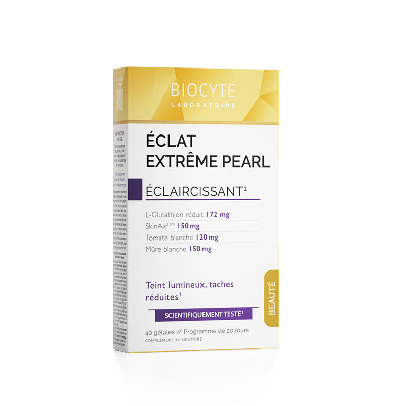 BIOCYTE Pearl升級版美白丸40粒 源頭斷黑 減淡紅黑痘印 全身去黃亮膚