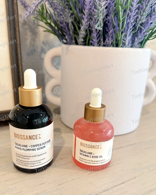 章小蕙推薦 Biossance 角鯊烷VC玫瑰精華油30ml Biossance SQUALANE+ VITAMIN C ROSE OIL 30ml 養膚緊致保濕水潤淡紋舒緩修護