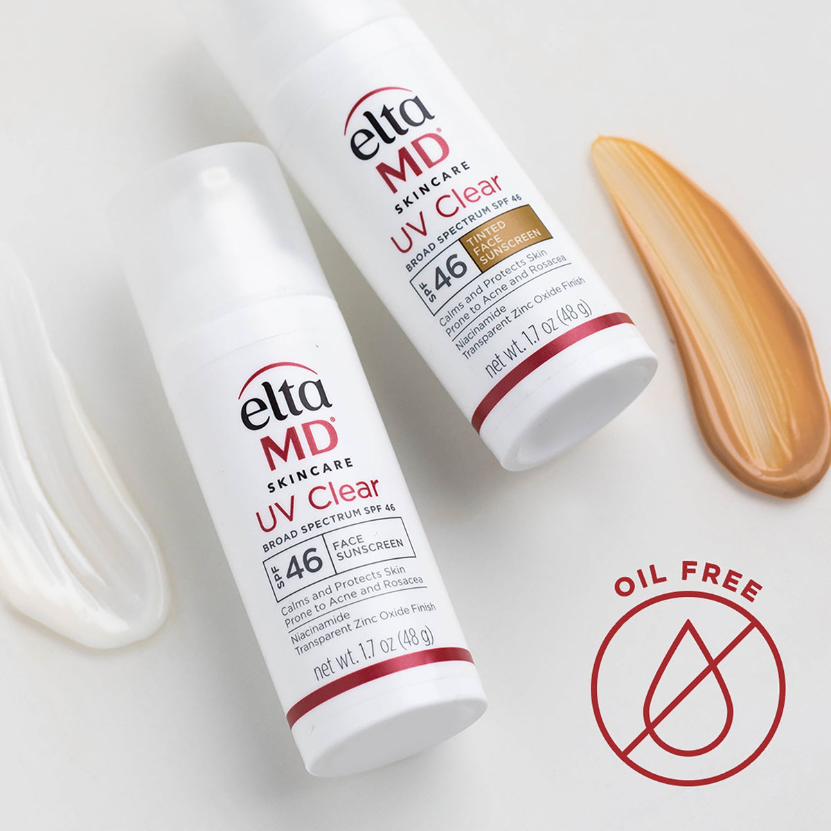 EltaMD UV Clear Tinted Broad-Spectrum SPF 46 Elta MD面部防曬霜SPF 46 潤色