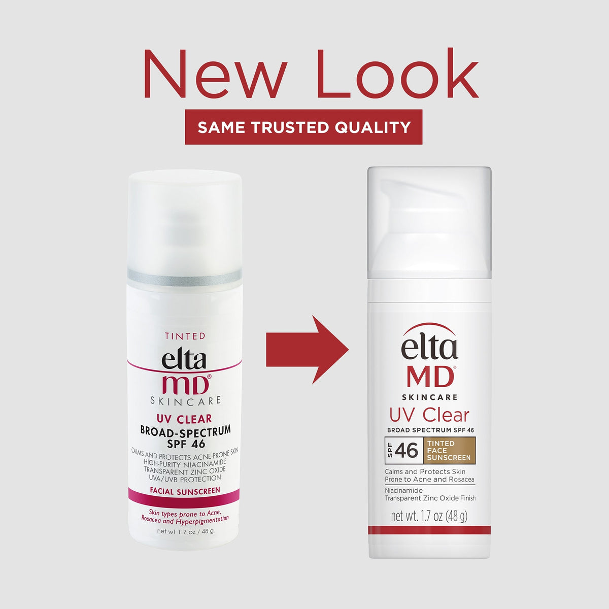 EltaMD UV Clear Tinted Broad-Spectrum SPF 46 Elta MD面部防曬霜SPF 46 潤色