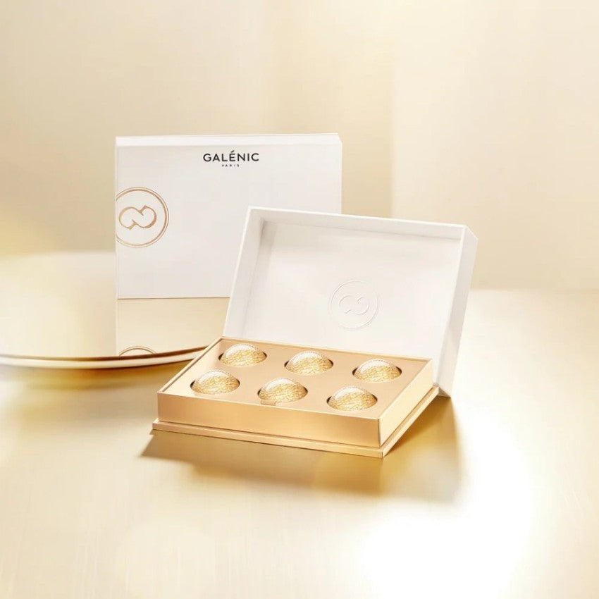 法國GALENIC 科蘭黎 奢定 金珠嫩白 煥能微珠彈亮白 次拋面膜 2代 5ml x 6粒