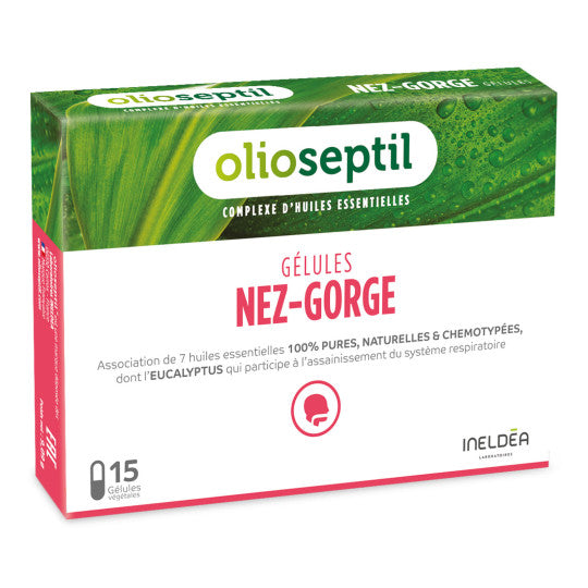 olioseptil久木之名 鼻喉呼吸道舒緩精油膠囊 舒緩呼吸道喉嚨痛