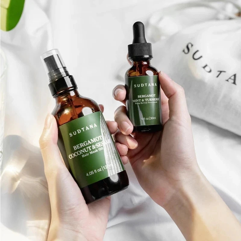 章小蕙Sudtana 佛手柑椰子修復護髮固髮預洗髮油 髮膜油 120ml Sudtana Bergamot Coconut & Sesame Hair Mask Oil 120ml