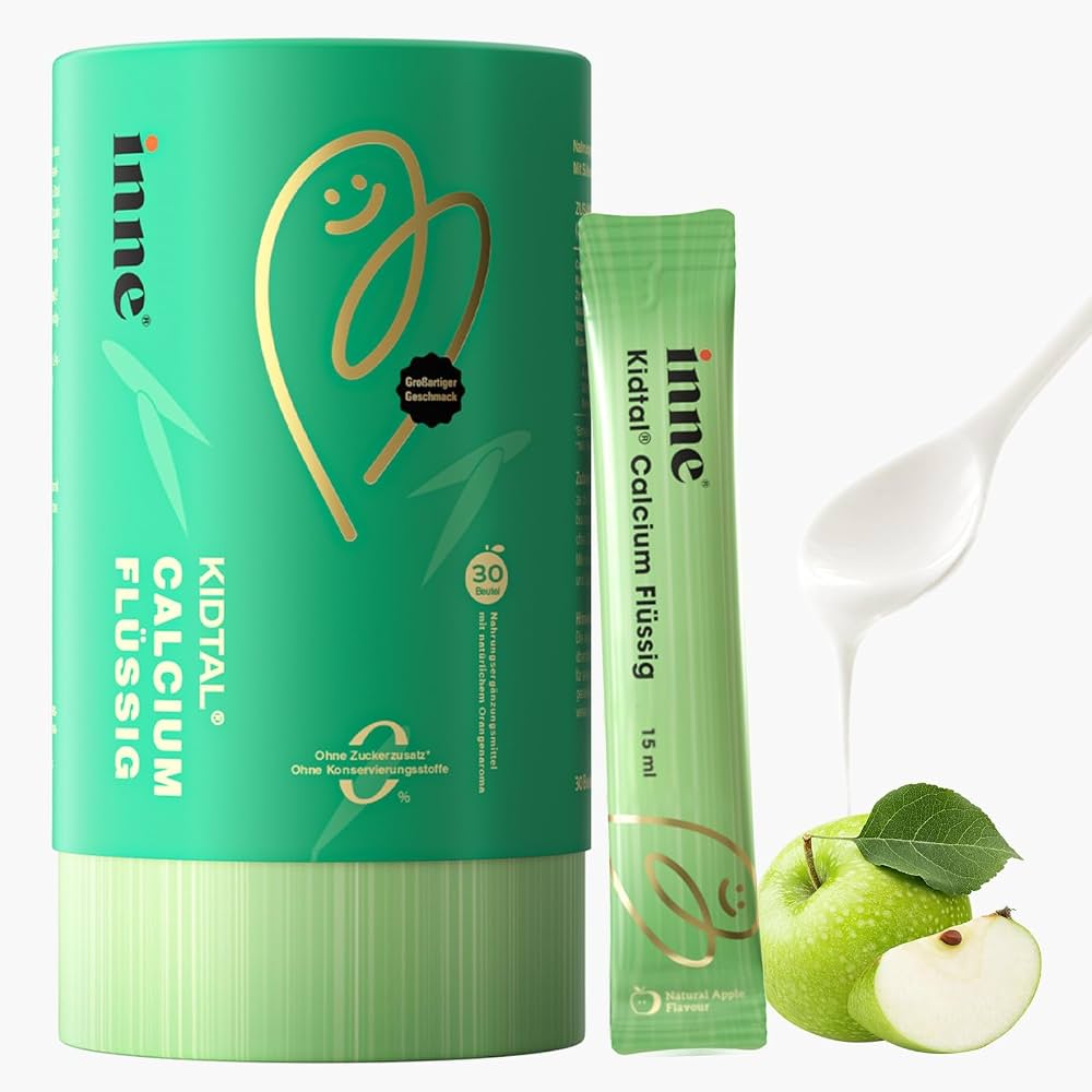 Inne Kidtal Liquid Calcium Inne竹節鈣(蘋果味) 30包