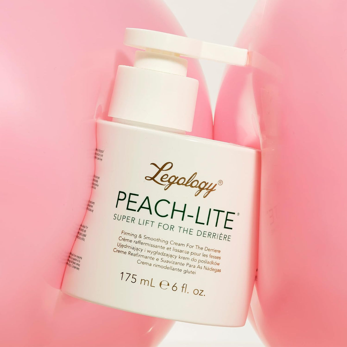 Legology Peach-Lite Super Lift Anti Cellulite Firming Booty Cream 175 ml 密桃臀緊緻提臀霜 曲線奢華緊緻美臀霜 身體霜