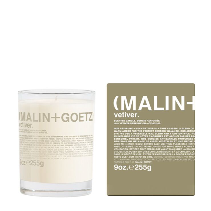 Malin Goetz Vetiver Candle 255g 馬林狗子 香根草 香氛蠟燭 清新泥土氣息