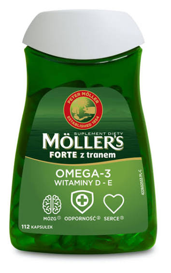 mollers Möllers 1200mg 挪威 沐樂 睦樂 鱈魚肝油 魚油 EPA DHA 112粒膠囊