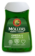 mollers Möllers 1200mg 挪威 沐樂 睦樂 鱈魚肝油 魚油 EPA DHA 112粒膠囊