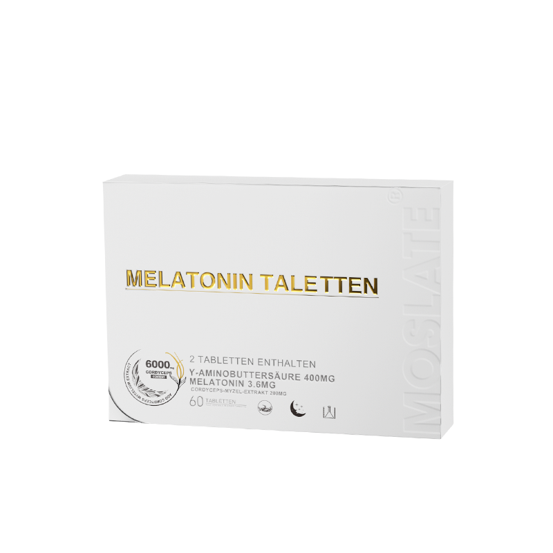 Moslate 蟲草安睡片 非褪黑素 閃睡睡眠片 緩解焦慮