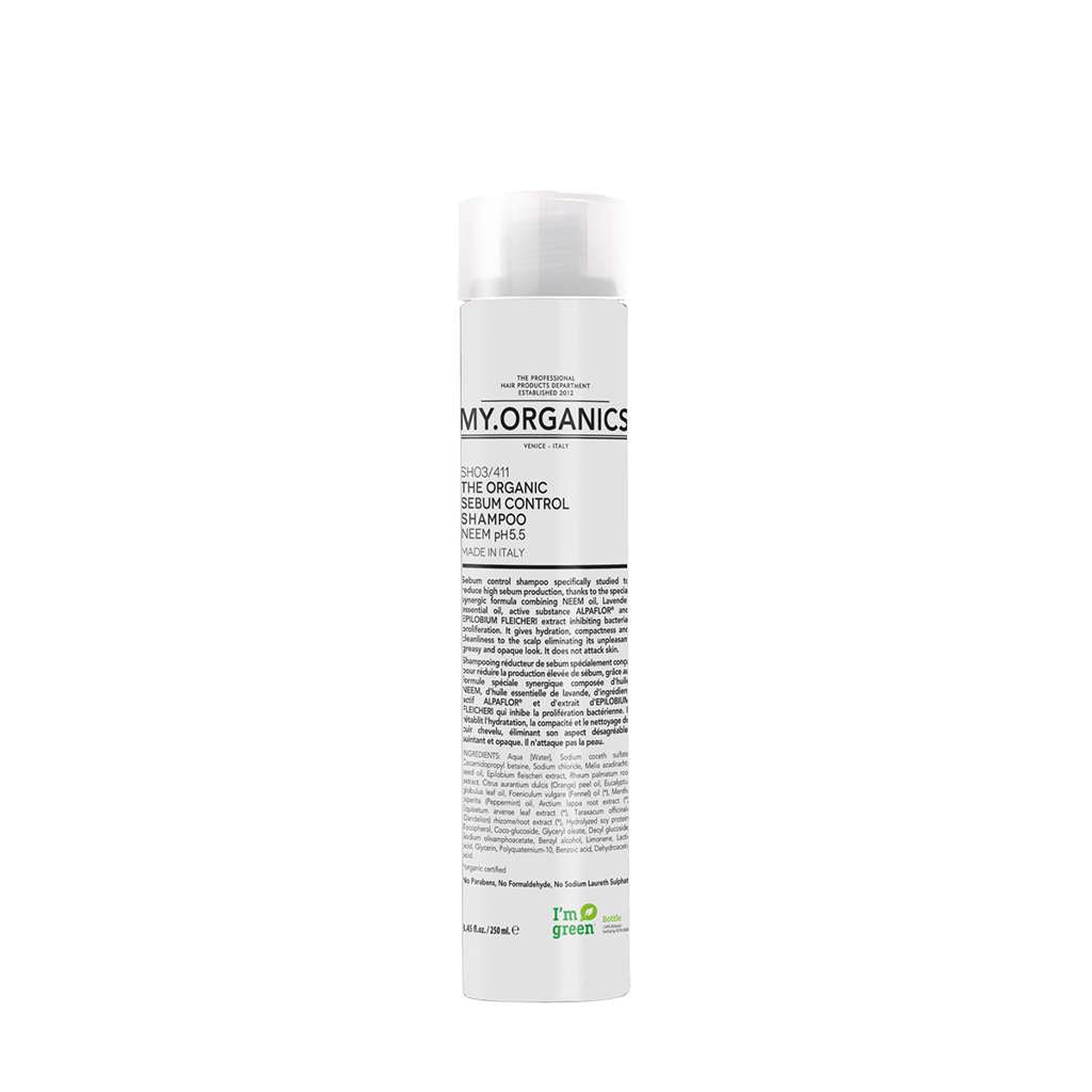 章小蕙My Organics 有機皮脂調理洗髮水 清爽頭皮 減少皮脂分泌250ml My Organics The Organic Sebum Control Shampoo 控油注水