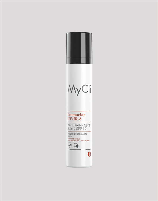 意大利Mycli 光彩防曬霜 SPF30 50ml 保濕抗衰老抗光老 Mycli UV/IR-A Anti Photo-Aging Shield SPF30 50ml
