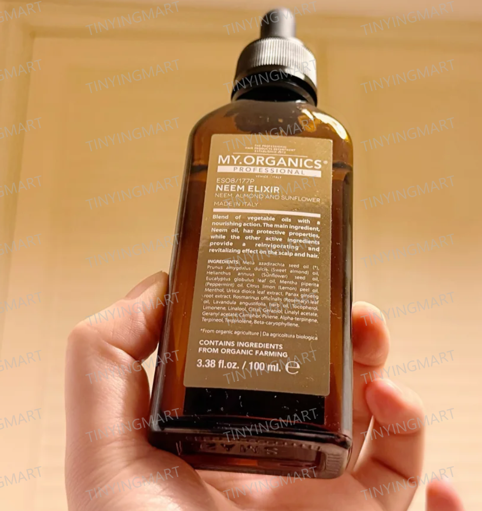 章小蕙My Organics 金標活力油 苦楝樹油 頭皮預洗油100ml Neem Elixir 100ml 抗脫髮 平衡油脂