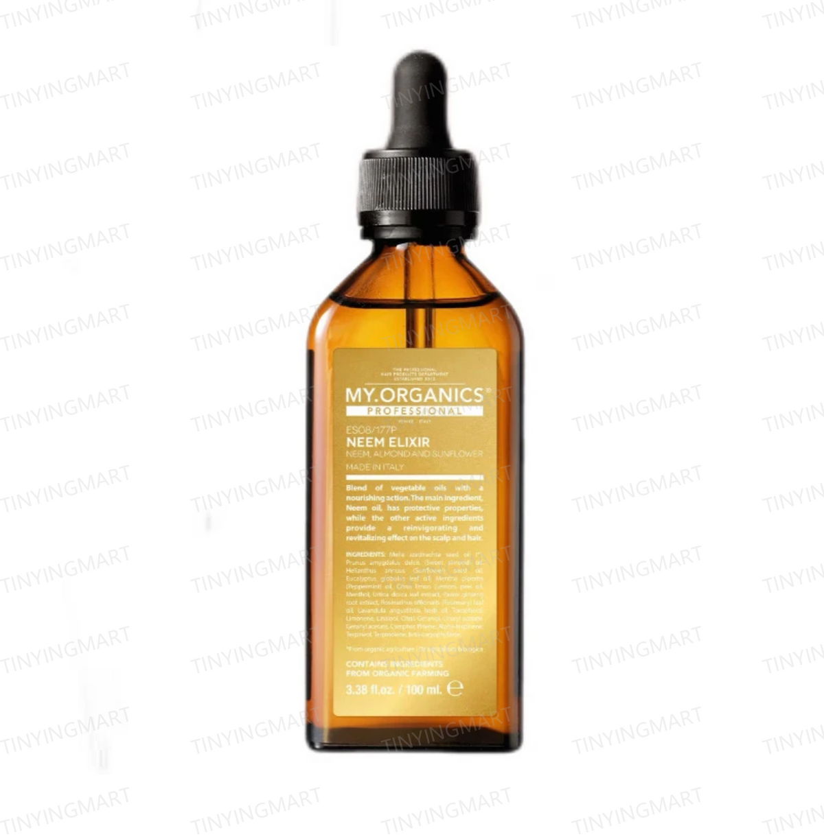 章小蕙My Organics 金標活力油 苦楝樹油 頭皮預洗油100ml Neem Elixir 100ml 抗脫髮 平衡油脂