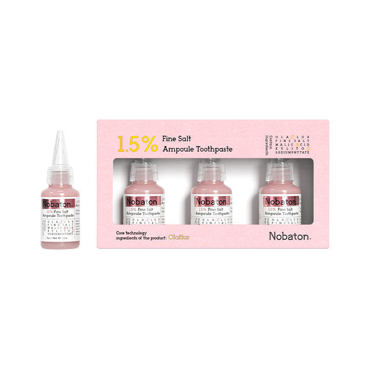 Nobaton 1.5% 鹽粉安瓶牙膏 1.5% powdered salt ampoule toothpaste