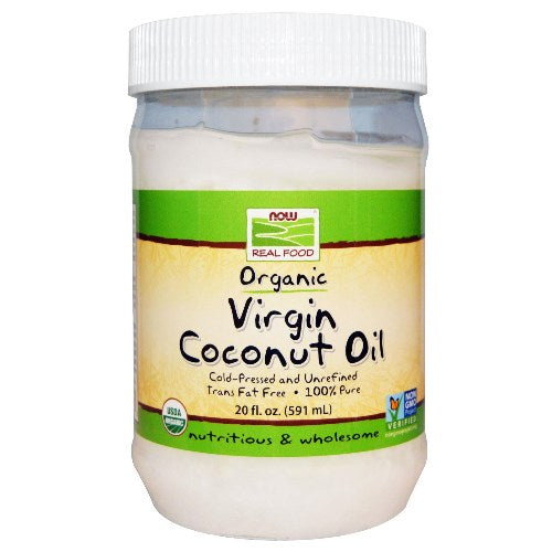 Now Foods 有機冷壓初榨椰子油 591ml<br>Now Foods Organic Virgin Coconut Oil 591ml