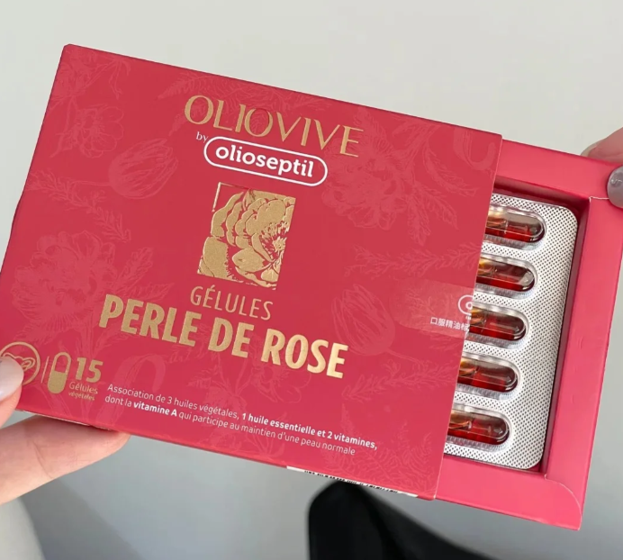 章小蕙推薦 olioseptil久木之名 大馬士革玫瑰精油養雌丸15粒/盒 女神范冰冰同款 女性調理 內調女性保養