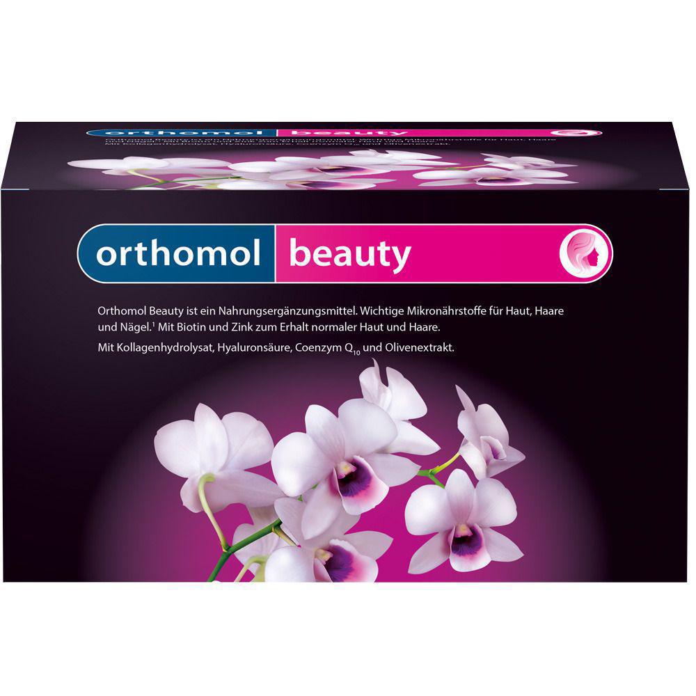 Orthomol Beauty Supplement for Hair and Skin 膠原蛋白玻尿酸口服液 30天頭髮和皮膚美容補充劑 鍾麗緹同款