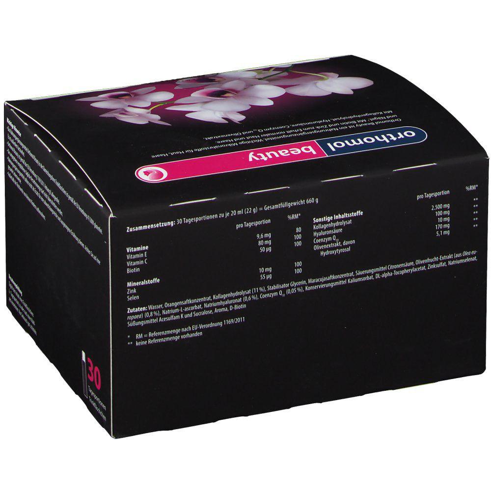 Orthomol Beauty Supplement for Hair and Skin 膠原蛋白玻尿酸口服液 30天頭髮和皮膚美容補充劑 鍾麗緹同款