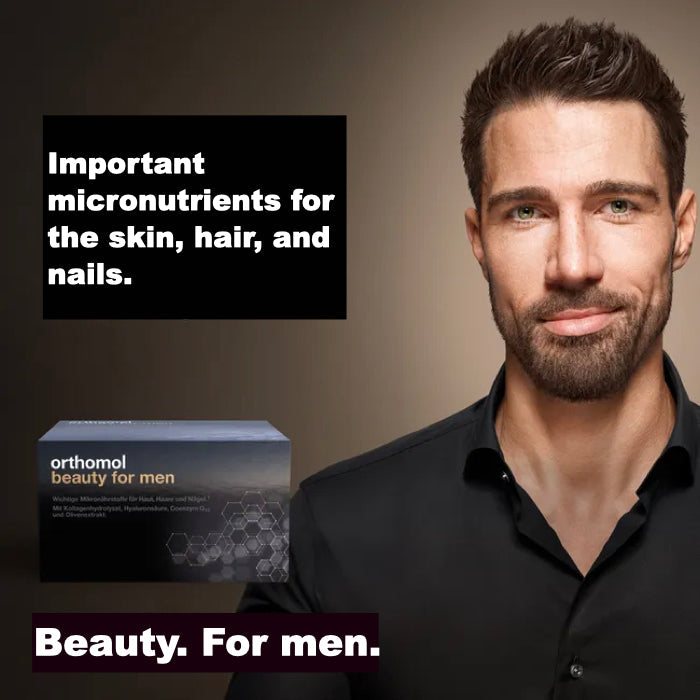 Orthomol Beauty for Men 男士美容 膠原蛋白 營養補充品 30 x 20ml 提高活力抗衰頭髮生長