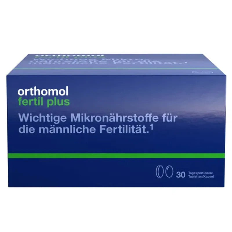 德國奧適寶Orthomol Fertil Plus男性提高精子活力複合番茄紅素片劑膠囊 30天 增強精子品質 提升活力