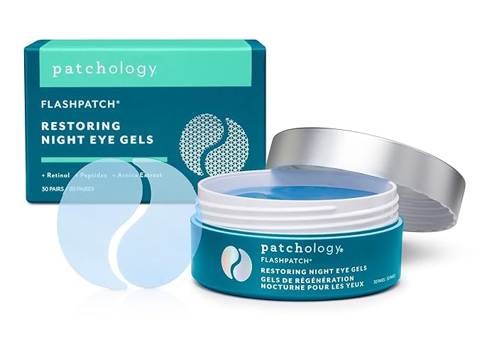 Patchology 視黃醇膠原蛋白修護眼部凝膠夜間眼膜 針對黑眼圈、眼部浮腫細紋 30對