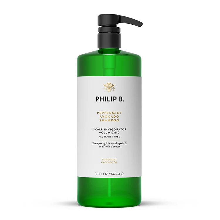 Philip B 薄荷鱷梨豐盈澄淨洗髮水 Philip B Peppermint And Avocado Volumising And Clarifying Shampoo 220ml/947ml