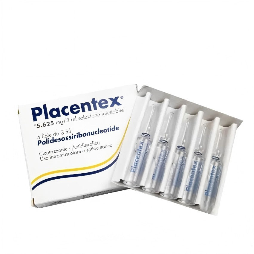 意大利 Mastelli Placentex 三文魚水光精華安瓶PDRN 5.625m 3ml x 5 明星水光針胎盤素塗抹精華