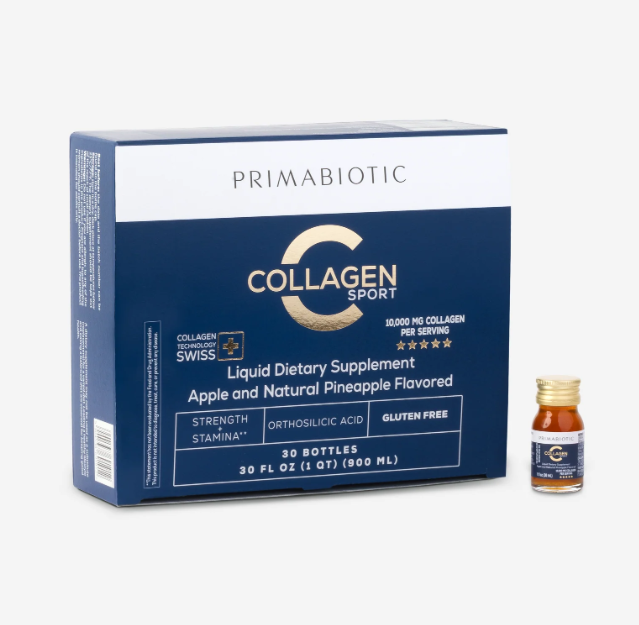 章小蕙推薦PRIMABIOTIC Liquid Collagen Sport 膠原蛋白勝肽 正矽酸增肌飲 運動活力 30瓶x30ml