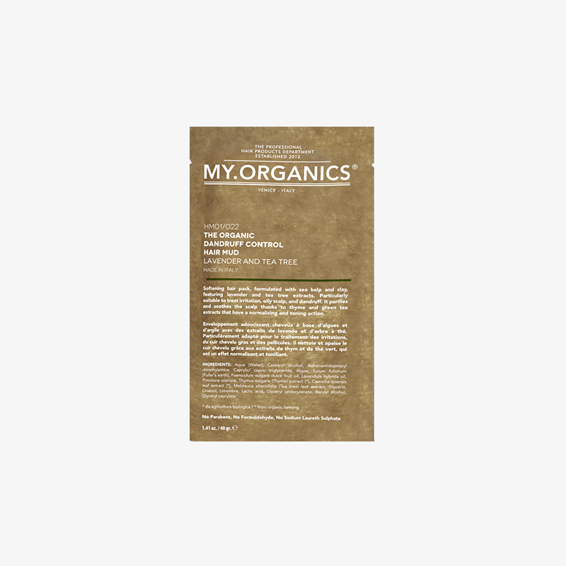 My Organics 淨化去頭屑髮泥 (薰衣草和茶樹) 20g x 4包 Dandruff Control Hair Mud Lavender And Tea Tree