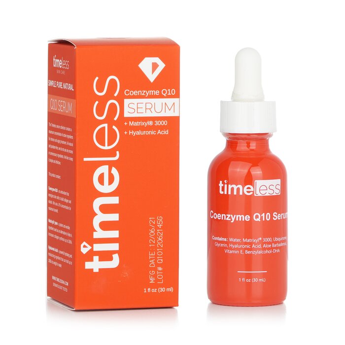 Timeless Skin Care Coenzyme Q10 Serum Q10+Matrixyl 3000 胜肽3000 彈力緊膚精華30ml