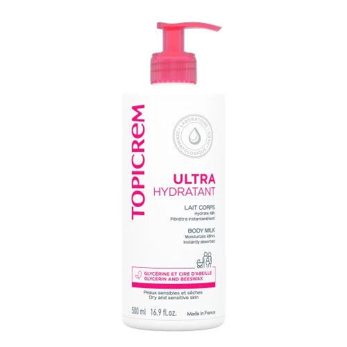 Topicrem Ultra-Hydratant Lait Corps Body Milk 極潤保濕身體乳 500ml 法國藥房NO 1 身體潤膚乳