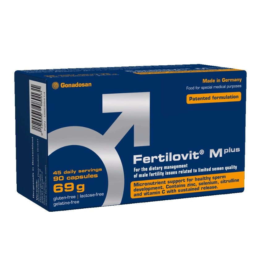 Fertilovit M plus 男性細胞營養加強配方 微量營養素 提升精子質量 45天配方