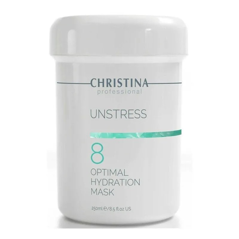 {六月優惠}Christina No.8 Unstress Optimal Hydration Mask (step 8) 乳酸菌修復補濕面膜 250ml