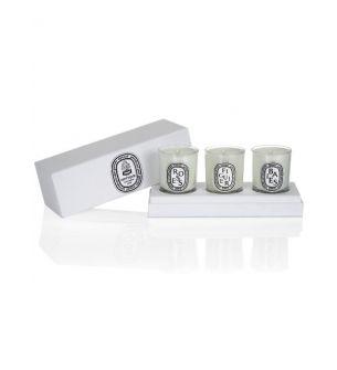 Diptyque Mini Candle set - Baies Figuier Roses 70g X3 Diptyque 香薰蠟燭3只套裝 (漿果、無花果、玫瑰) 70gX3