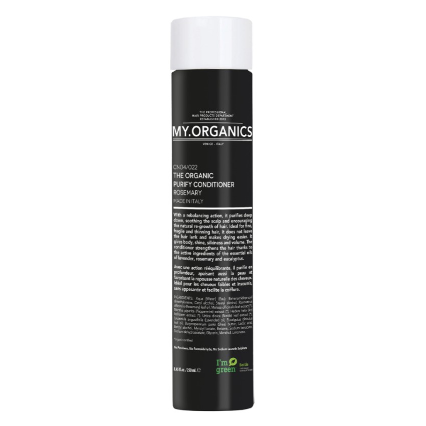 章小蕙推薦My Organics 有機淨化護髮素 250ml My Organics The Organic Purify Conditioner