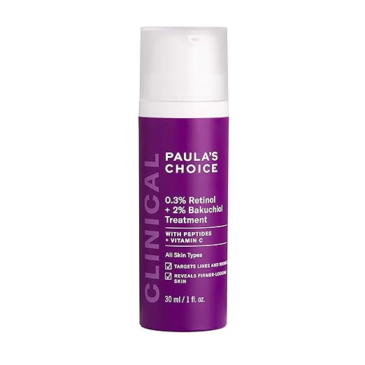 Paula's Choice 0.3% 視黃醇 + 2% Bakuchiol 補骨脂酚精華Vitamin C抗衰老精華素30ml 寶拉珍選 抗初老熬夜精華 抗皺緊緻