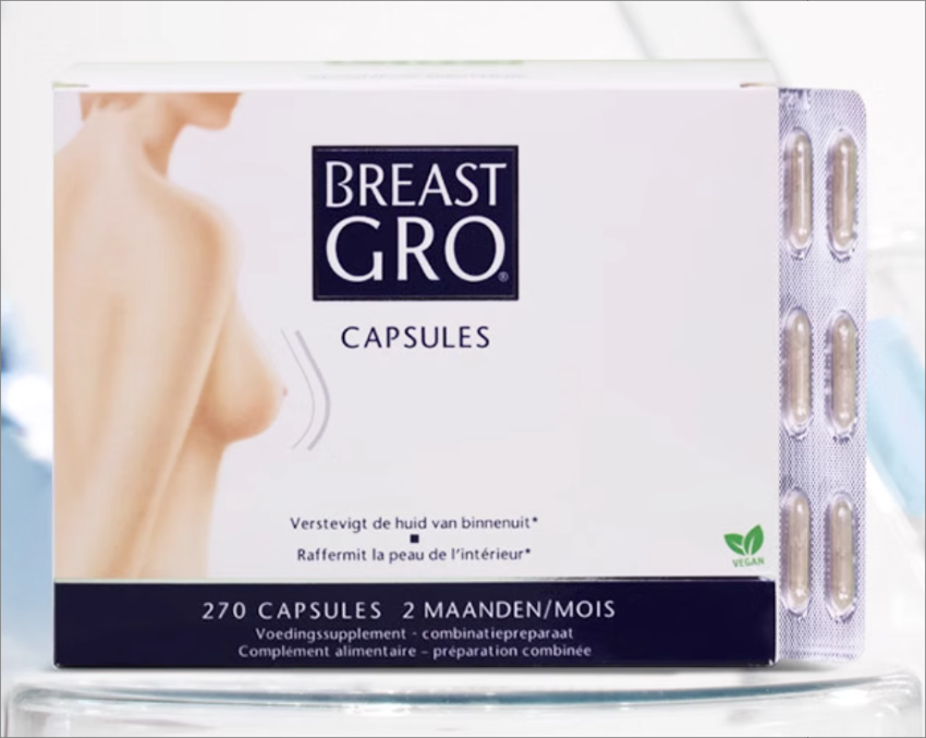 Breast Gro 豐胸飽滿啤酒花美胸膠囊270粒 增大罩杯 胸部緊緻 伊能靜推薦BreastGro Capsules