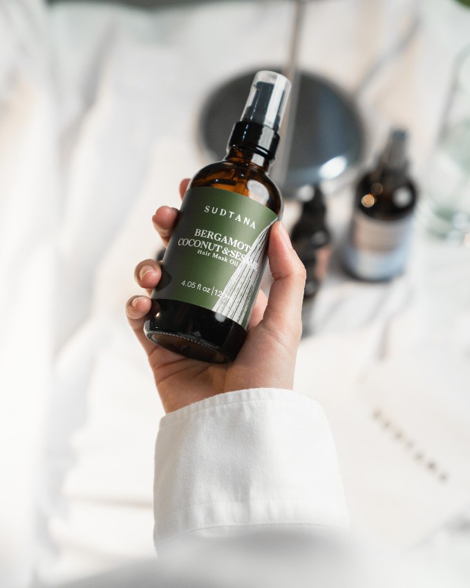 章小蕙Sudtana 佛手柑椰子修復護髮固髮預洗髮油 髮膜油 120ml Sudtana Bergamot Coconut & Sesame Hair Mask Oil 120ml