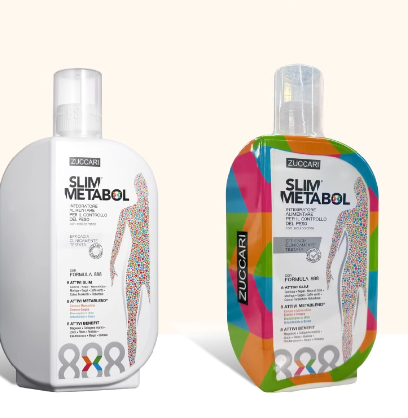 ZUCCARI 888代謝飲頑固體質體重管理專利迴圈代謝款 管理碳糖 SLIM METABOL 888ml 白/彩 包裝隨機安排 不老男神胡兵同款